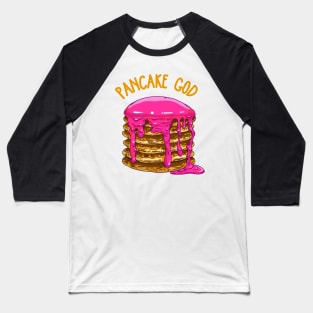 Pancake God Baseball T-Shirt